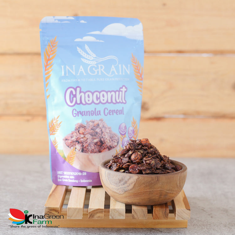 INAGRAIN Choconut Granola Cereal 200 Gram