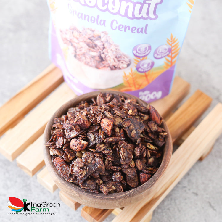 INAGRAIN Choconut Granola Cereal 200 Gram