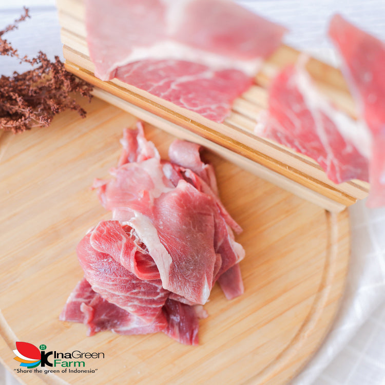 Inagreen Farm Bandung Frozen AUS Beef Slice No Fat