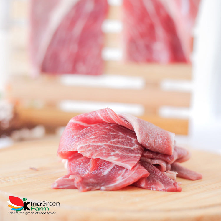 Inagreen Farm Bandung Frozen AUS Beef Slice No Fat