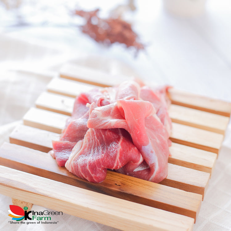 Inagreen Farm Bandung Frozen AUS Beef Slice No Fat