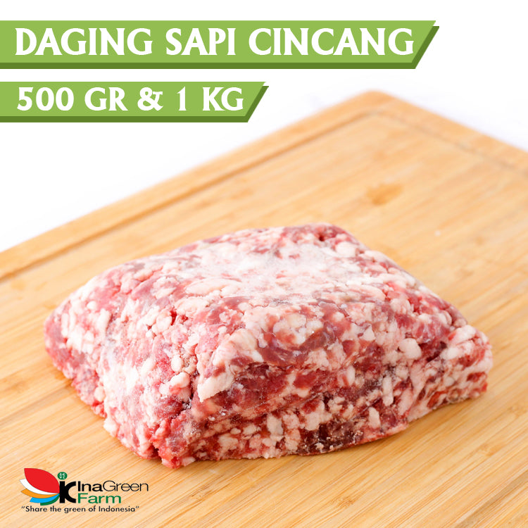 Inagreen Farm Bandung Daging Sapi Cincang / Minced Ground Beef Frozen