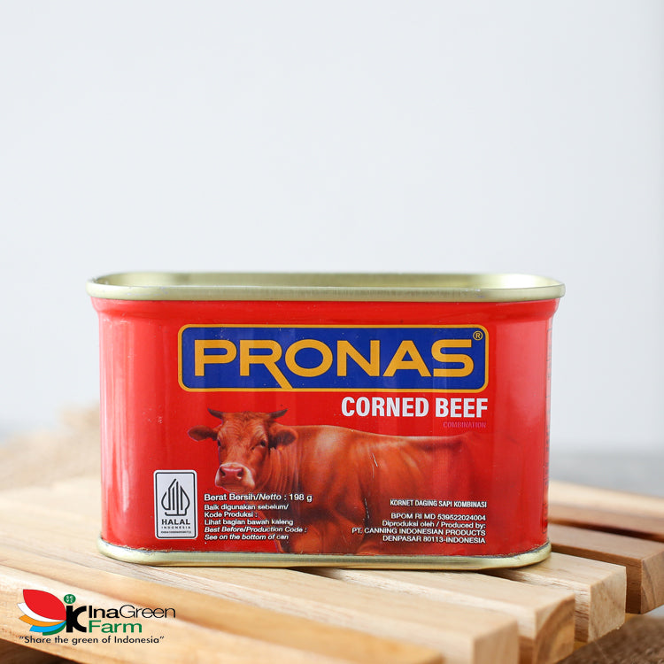 Pronas Corned Beef/ Kornet Daging Sapi Inagreen