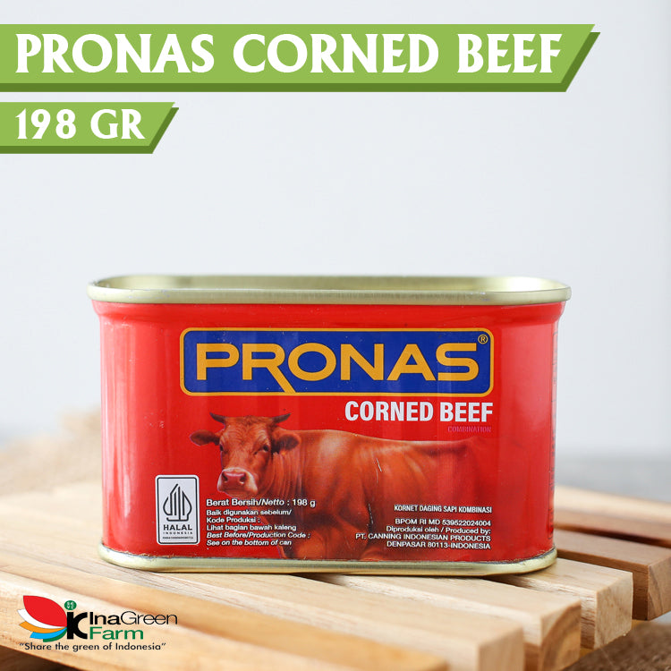 Pronas Corned Beef/ Kornet Daging Sapi Inagreen