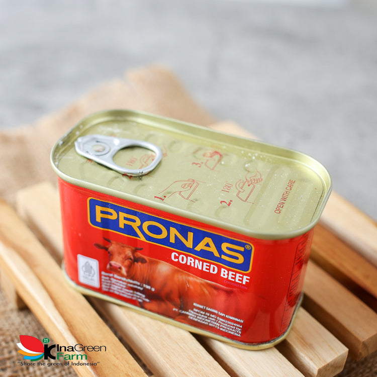 Pronas Corned Beef/ Kornet Daging Sapi Inagreen