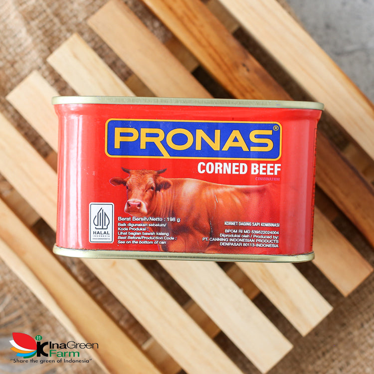 Pronas Corned Beef/ Kornet Daging Sapi Inagreen