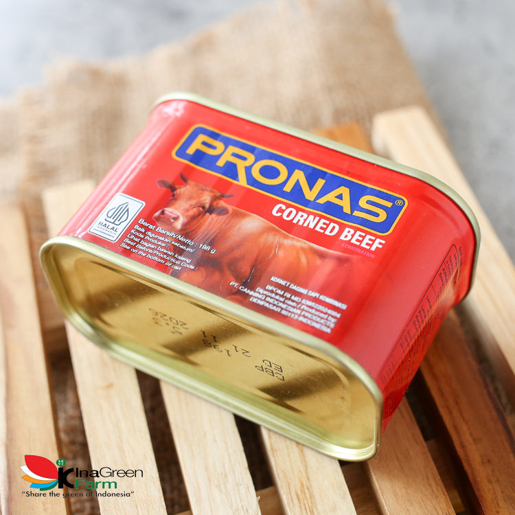 Pronas Corned Beef/ Kornet Daging Sapi Inagreen