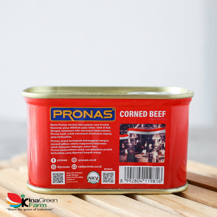 Pronas Corned Beef/ Kornet Daging Sapi Inagreen