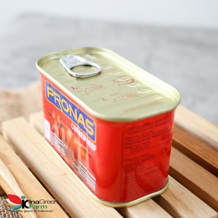 Pronas Corned Beef/ Kornet Daging Sapi Inagreen