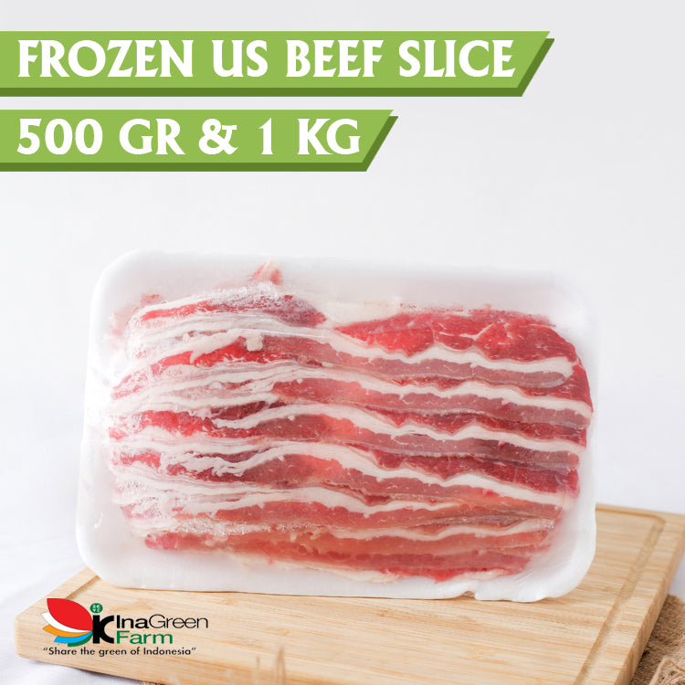 Inagreen Farm Bandung Frozen US Beef Slice Shortplate