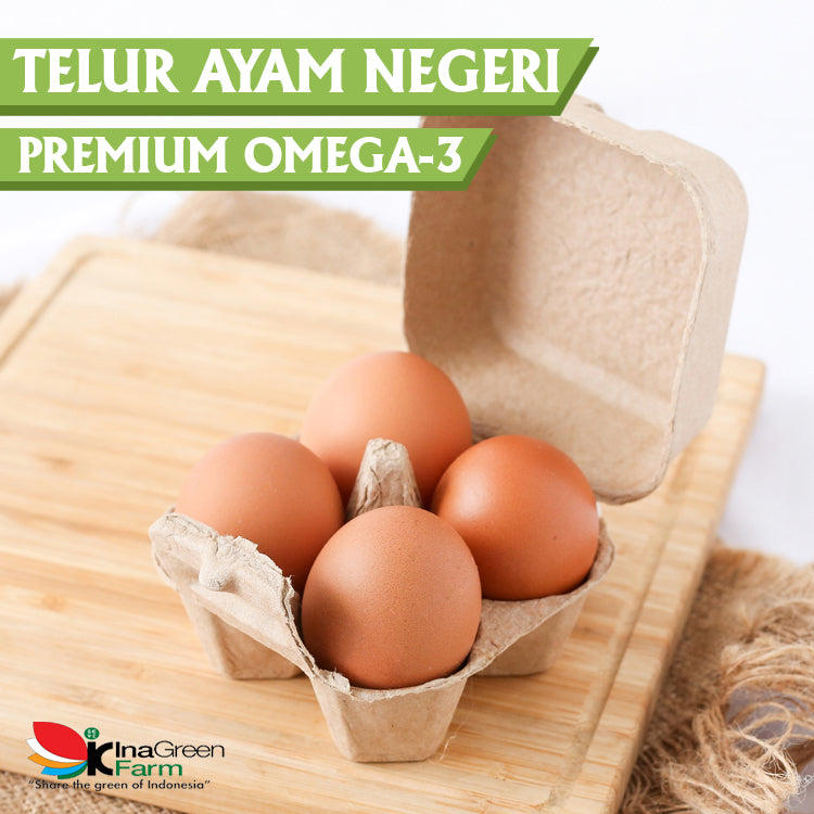 Inagreen Farm Bandung Telur Ayam Negeri Premium Omega 3