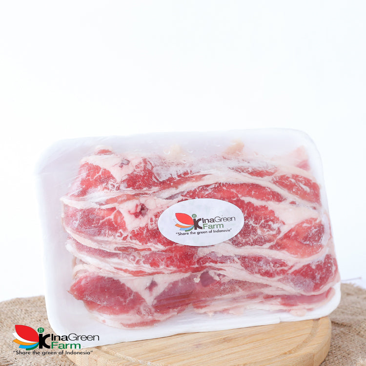 Inagreen Farm Bandung Frozen AUS Beef Slice Brisket