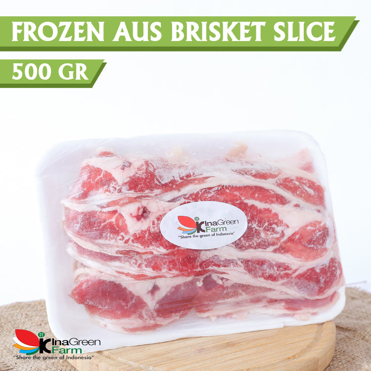 Inagreen Farm Bandung Frozen AUS Beef Slice Brisket
