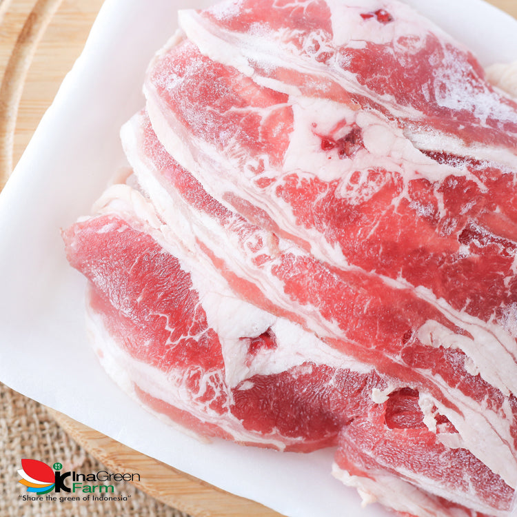 Inagreen Farm Bandung Frozen AUS Beef Slice Brisket