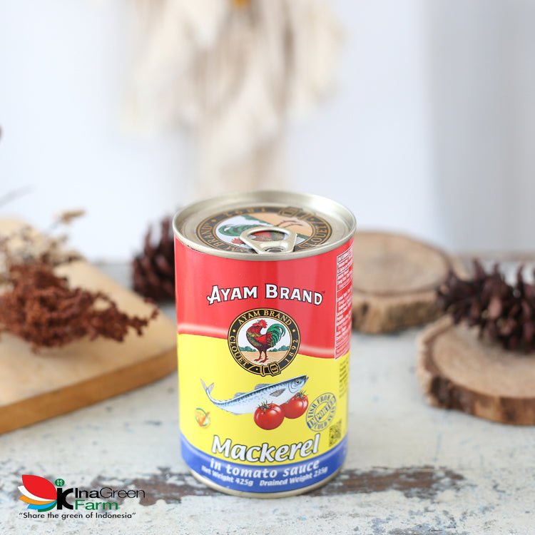 Inagreen Farm Bandung Ayam Brand Mackerel Kaleng Saus Tomat 425gr