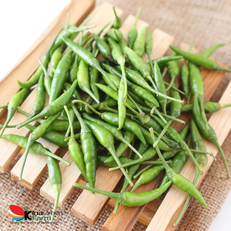 Inagreen Farm Bandung Cabai Rawit Cengek Hijau 100 Gram