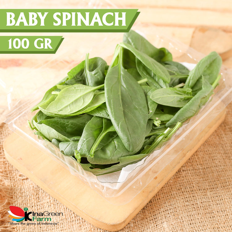 Inagreen Farm Bandung Baby Spinach Organik 100 Gram