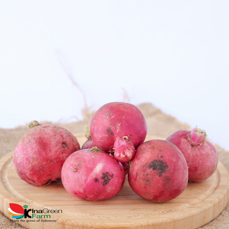 Inagreen Farm Bandung Red Radish / Lobak Merah 250 Gram
