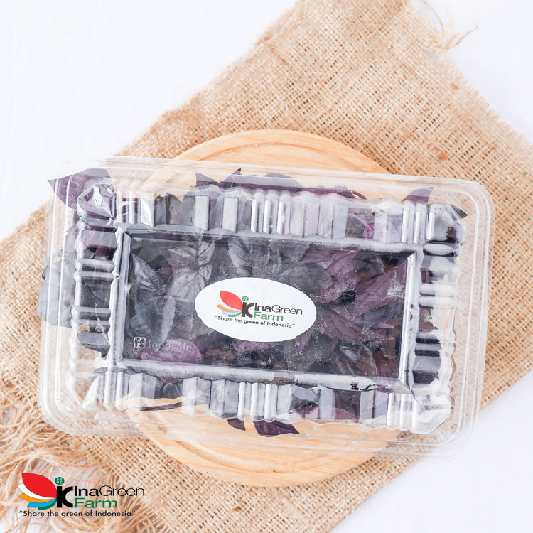 Inagreen Farm Bandung Red Basil Fresh 50 Gram