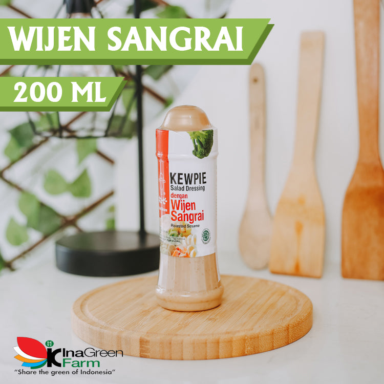 Inagreen Farm Bandung Salad Dressing dengan Wijen Sangrai Kewpie 200 ml