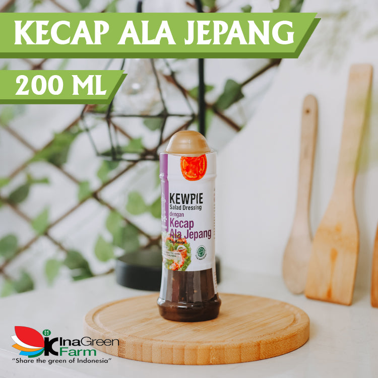 Inagreen Farm Bandung Salad Dressing dengan Kecap Ala Jepang Kewpie 200 ml