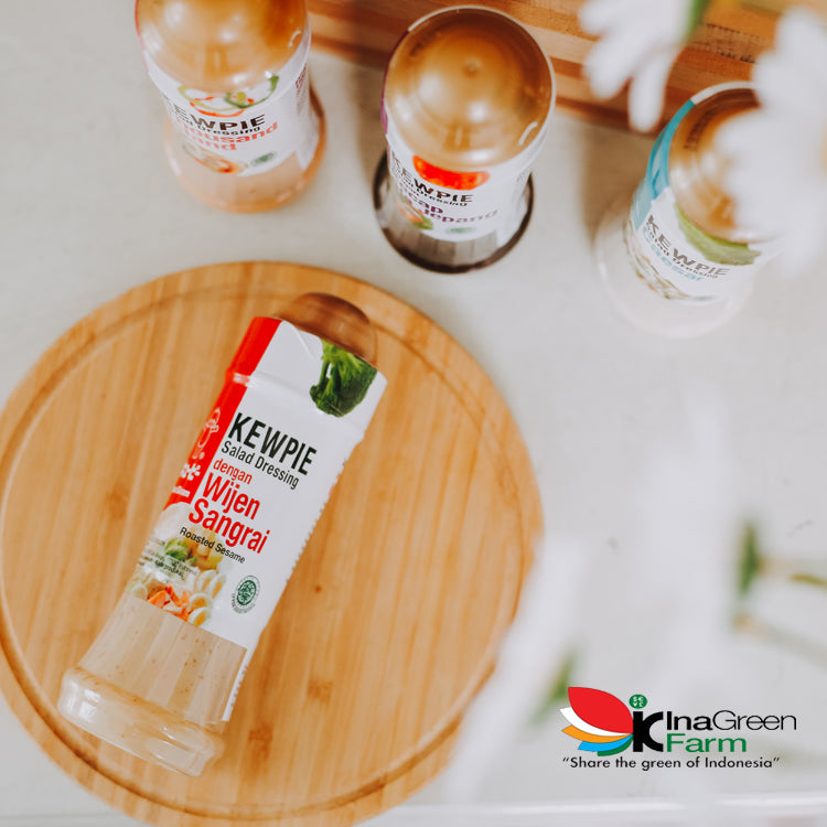 Inagreen Farm Bandung Salad Dressing dengan Wijen Sangrai Kewpie 200 ml