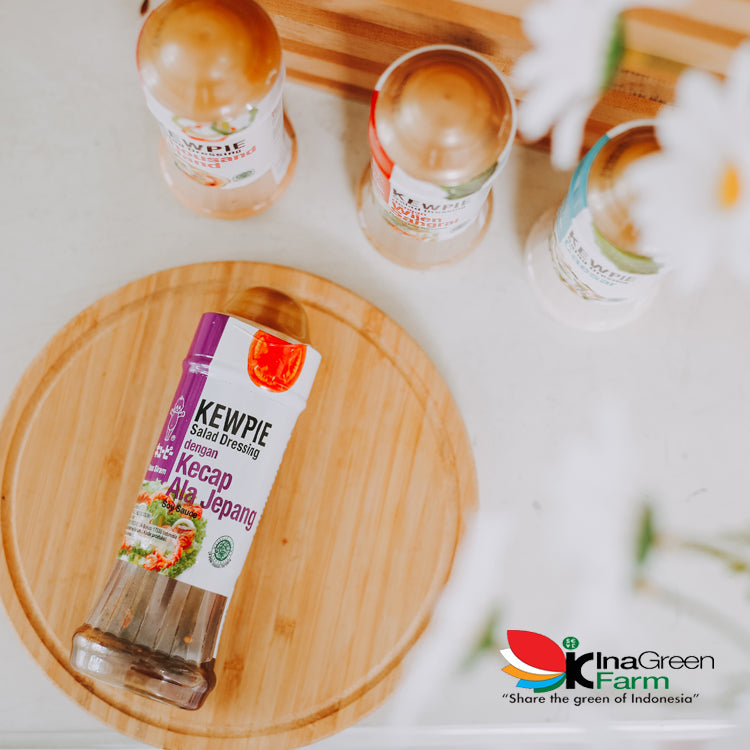 Inagreen Farm Bandung Salad Dressing dengan Kecap Ala Jepang Kewpie 200 ml