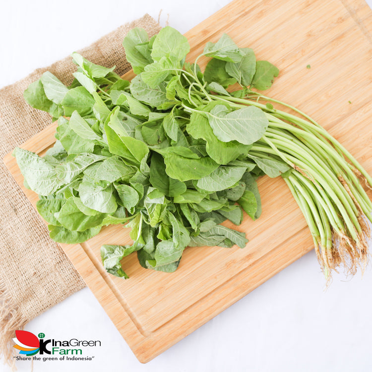 Inagreen Farm Bandung Sayur Bayam Hijau Organik 250 Gram