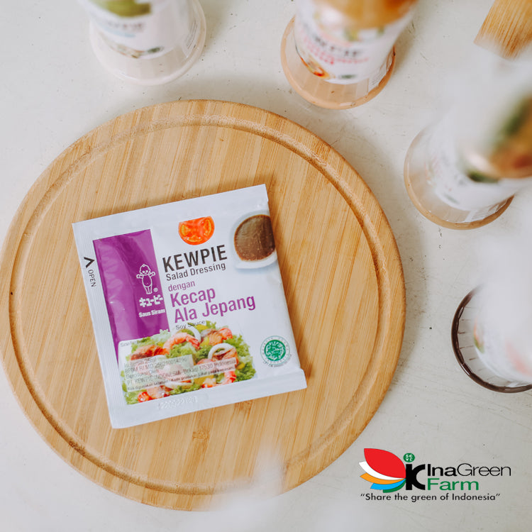 Inagreen Farm Bandung Salad Dressing dengan Kecap Ala Jepang Kewpie 25 ml