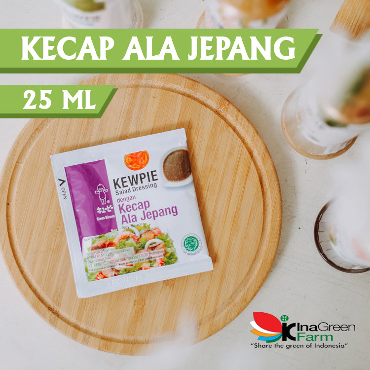 Inagreen Farm Bandung Salad Dressing dengan Kecap Ala Jepang Kewpie 25 ml