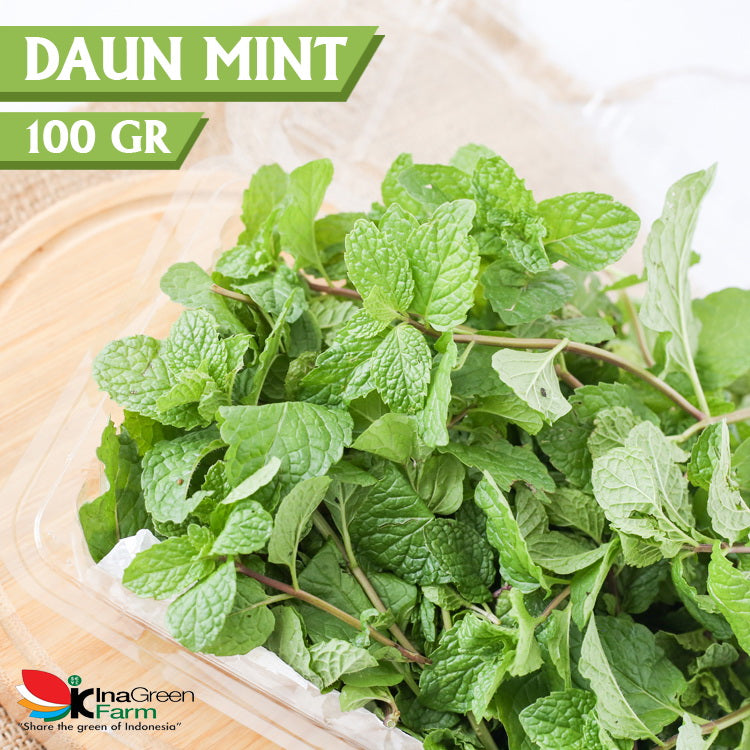 Inagreen Farm Bandung Daun Mint Fresh 100 Gram