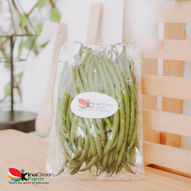 Inagreen Farm Bandung Sayur Buncis Kenya Segar 250 Gram