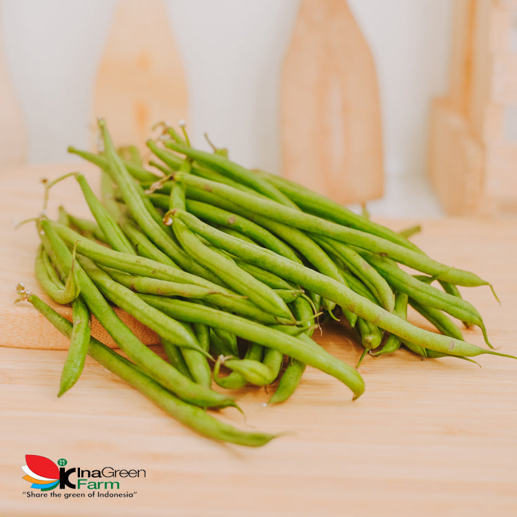 Inagreen Farm Bandung Sayur Buncis Kenya Segar 250 Gram