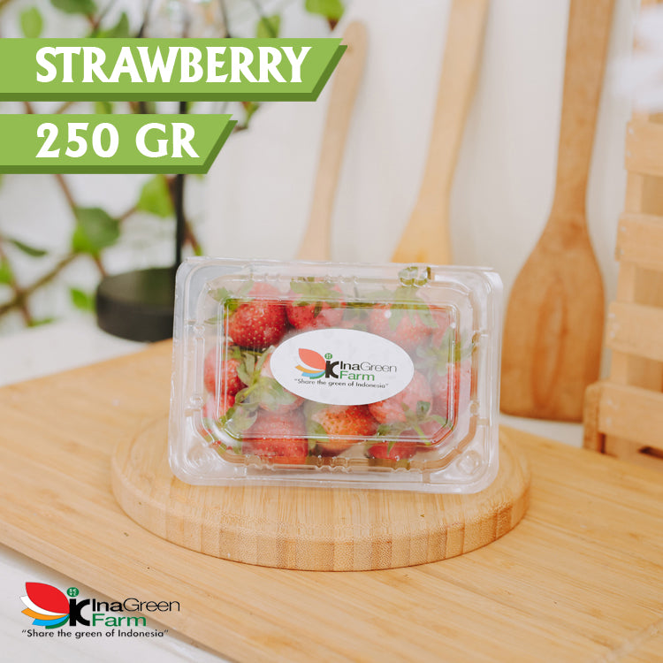 Inagreen Farm Bandung Strawberry Fresh 250 Gram