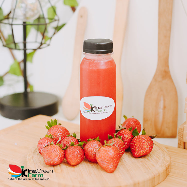 Inagreen Farm Bandung Strawberry Cold Pressed Juice 250 ml