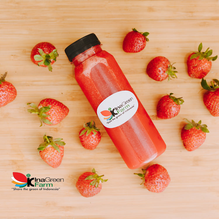 Inagreen Farm Bandung Strawberry Cold Pressed Juice 250 ml