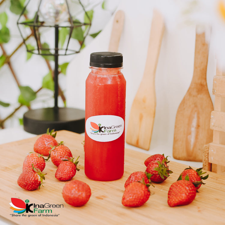 Inagreen Farm Bandung Strawberry Cold Pressed Juice 250 ml