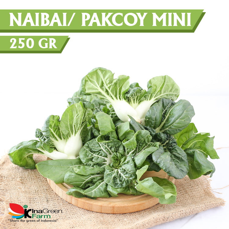 Inagreen Farm Bandung Sayur Pakcoy mini / Naibai Organik 250 Gram