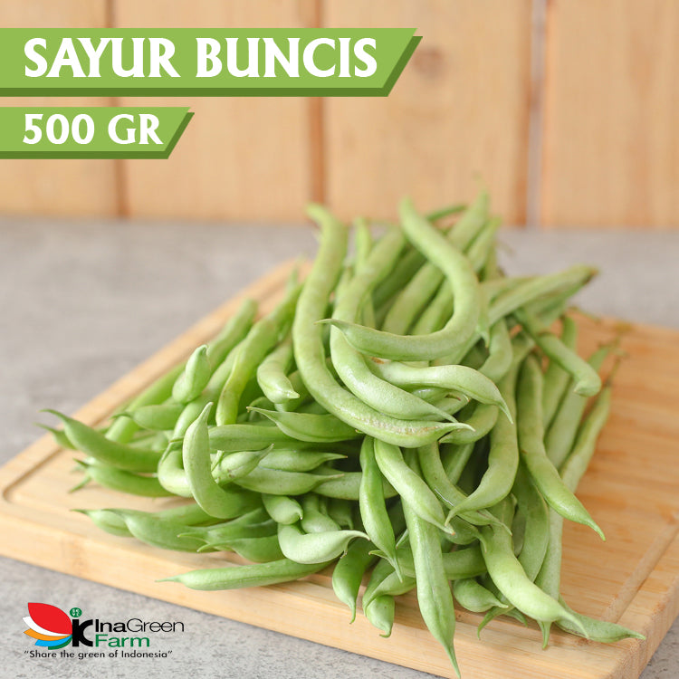 Inagreen Farm Bandung Sayur Buncis Segar 500 Gram