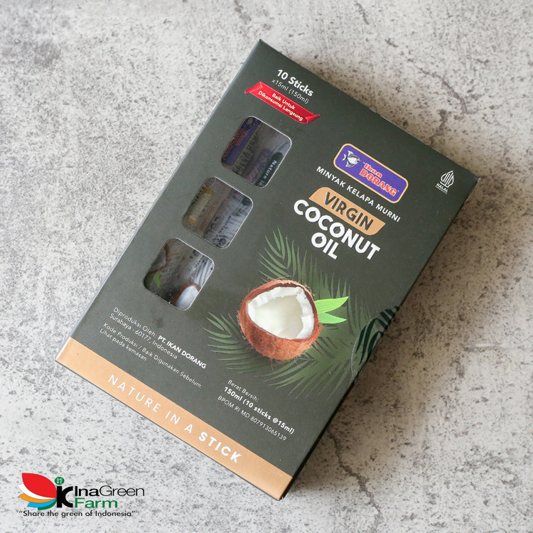 Inagreen Farm Bandung Virgin Coconut Oil in Stick 150ml Ikan Dorang