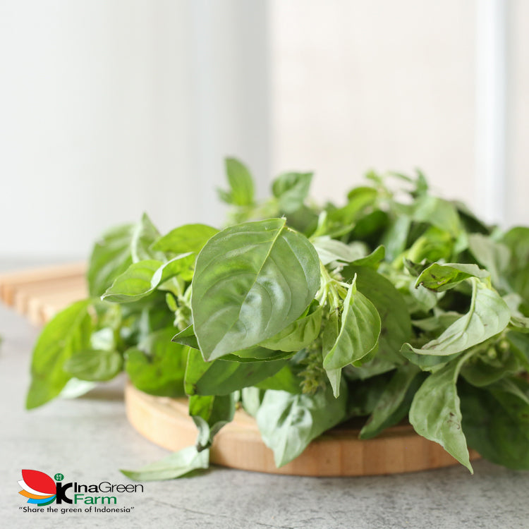 Inagreen Farm Bandung Daun Kemangi 100 Gram