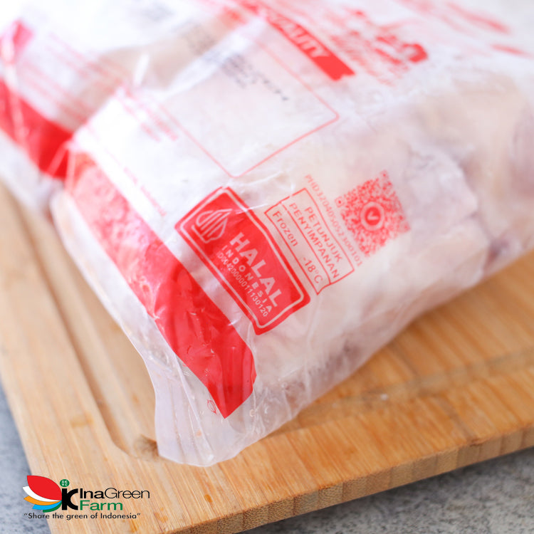 Filet Paha Ayam dengan Kulit Frozen 1 Kg Inagreen Farm