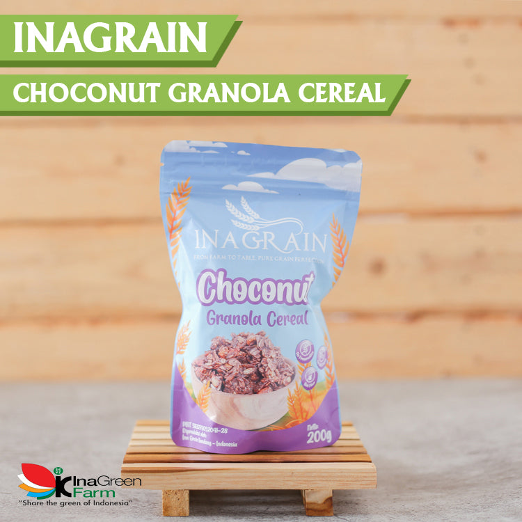 INAGRAIN Choconut Granola Cereal 200 Gram