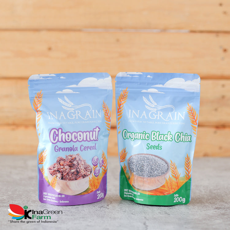 INAGRAIN Choconut Granola Cereal 200 Gram
