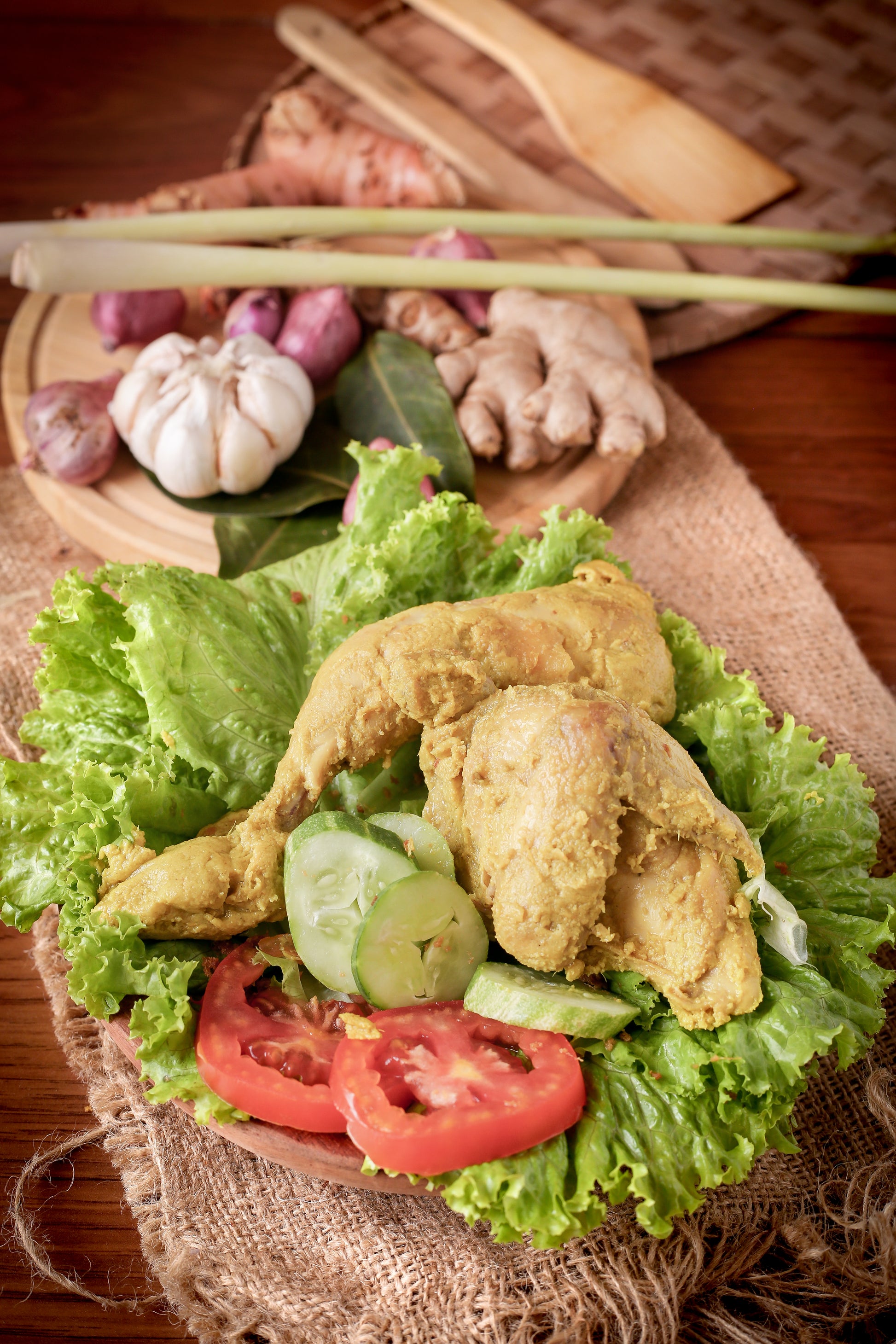 Ayam Ungkep/Marinasi Bumbu Kuning Inagreen